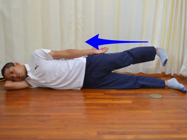 多裂筋のトレーニング（腹横筋）